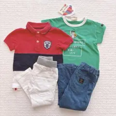 トミーヒルフィガー ポロシャツ半袖Tシャツ パンツ4点セット