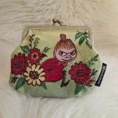 【美品】ムーミン【リトルミイ】　ゴブラン織がま口ポーチ