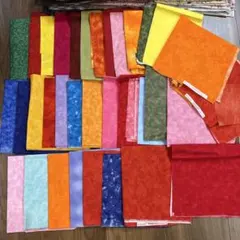 布　大量　michael miller むら染布　パッチワーク　カラフル　布