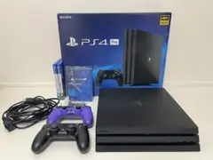 PS4 Pro 1TB CUH-7100B 箱付 動作確認済 ソフト2本付 - メルカリ