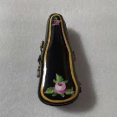 リモージュキャッスル陶器製ボックス コバルトブルー 22kゴールド