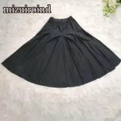 mizuiroindミズイロインド　綿100% ロングフレアスカート　日本製のサムネイル