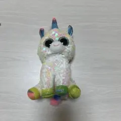 スパンコールカラフル ユニコーン TYぬいぐるみ