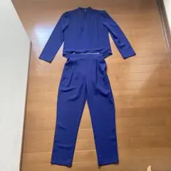 ネイビー　セレモニースーツ　入学式　卒業式　パンツスーツ　セット