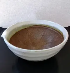 すり鉢　美濃焼　白釉　 5寸中鉢
