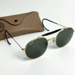 RAY-BAN U.S.A. BL刻印 52□21 ヴィンテージラウンドメタル - メルカリ