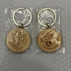 【北海道限定】【新品未使用】マタニティマーク キーホルダー 木製 2個セット