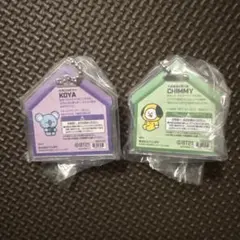 BTSBT21パッケージチャームCHIMMY &KOYAキーホルダー
