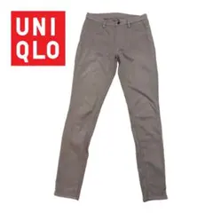 ユニクロ　レディース　スキニー　ストレッチパンツ　ベージュ