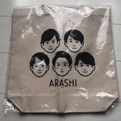 嵐を旅する展覧会 ノリタケ メンバーイラスト トートバッグ