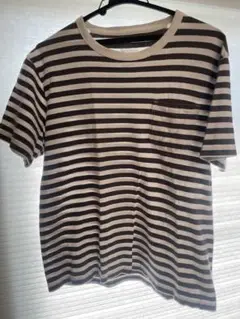 無印良品　ボーダー　tシャツ