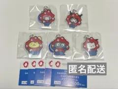 サンリオ　ミャクミャクなりきり　アクリルチャーム　５点セット
