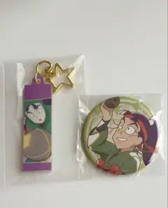 忍たま乱太郎　ヴィンテージシリーズ缶バッジ　両面アクリルキーホルダー　立花仙蔵