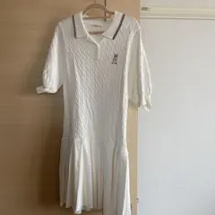 OLIVE des OLIVE ケーブルニットミニワンピース