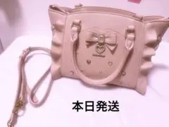 サマンサベガ ハートジュエリーフラッターハンドバッグ（小）