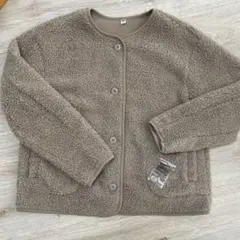 ユニクロ フリースノーカラージャケット UNIQLO