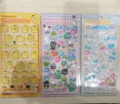 ポムポムプリン ボンボンドロップシール 3パック