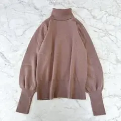 グリーンレーベルリラクシング　SC カシミヤ タートルネック ニット