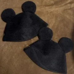Disney ミッキー ハット 38cm ブラック 2つセット
