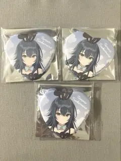 月村手毬 ハート缶バッジ GiGO 学マス