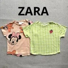 ZARA ZARA KIDS Tシャツ　98cm 2-3歳　ミニー　デイジー