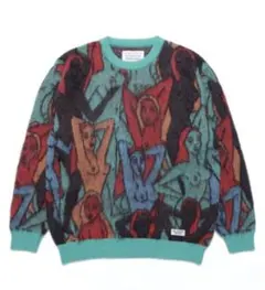 WACKO MARIA MOHAIR CREW NECK SWEATER