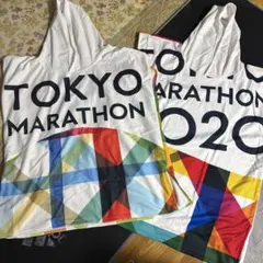 東京マラソン2020 2枚セット　ポンチョ