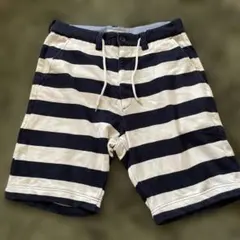 GLOBAL WORK ストライプショートパンツ M