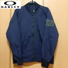 オークリー ゴルフウェア 長袖ジャケット Sサイズ スカル フルジップ 美品