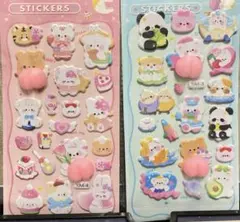 ☆*。どうぶつPPシール2枚セット☆*。