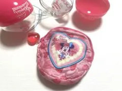 ミニーのファンダーランド　カプセルトイ　ミニポーチ ハート柄　ピンク　新品未使用