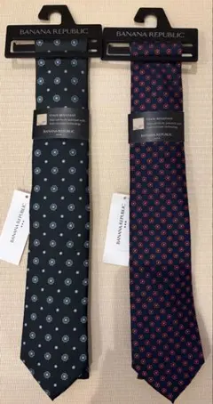 ★新品 BANANA REPUBLIC ネクタイ 2本セット★