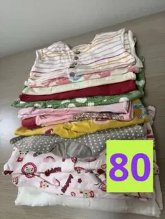ベビー服 80cm 11点セット Tシャツ　パジャマ まとめ売り 女の子 春夏