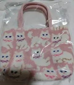フェイラーもふもふわんちゃん♡ペールブルー♡バッグWeb限定 