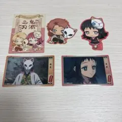 鬼滅の刃 真菰錆兎ステッカー 5枚セット
