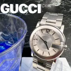 312 稼動 GUCCI 時計 メンズ グッチ 101M デイデイト シルバー - メルカリ