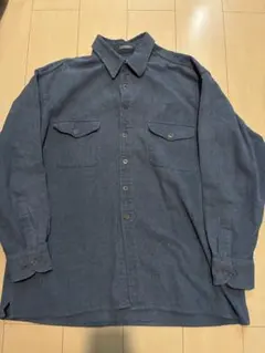 90s ST.JOHN'S BAY セント ジョンズ ベイ シャモアクロスシャツ