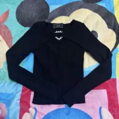 Ready ブラック ニットセーター Fサイズ