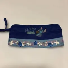 当時品 紙タグ付き リロ&スティッチ ペンポーチ 筆箱 ペンケース