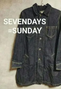 SEVENDAYS=SUNDAY　セブンデイズサンデイ　デニムジャケット　フリー