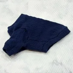 ネイビーのニット　犬服