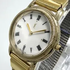 稼動/新品電池】 イヴサンローラン 2200-228481 腕時計 コンビ - メルカリ