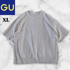 【美品】GU ジーユー　スウェT 5分袖　XLのサムネイル