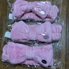 朝鮮美女　BOJ もこもこヘアバンド 3点セット