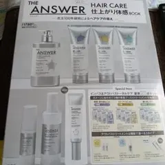 THE ANSWER HAIR CARE 仕上がり体感BOOK　新品未開封品のサムネイル