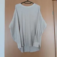 ユニクロ　ワッフル生地　トップス