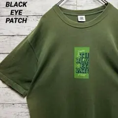 a788【希少なXL】ブラックアイパッチ　取扱注意　人気カラー　Tシャツ