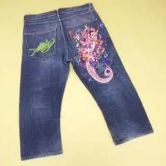 Ed Hardy デニム パンツ 刺繍 マーメイド ♡のサムネイル