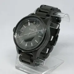 NIXON THE FACET ブラック 42mm 三針クォーツ腕時計 電池新品