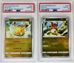 PSA10 ピカチュウ ライチュウ 25周年 25th 2連番